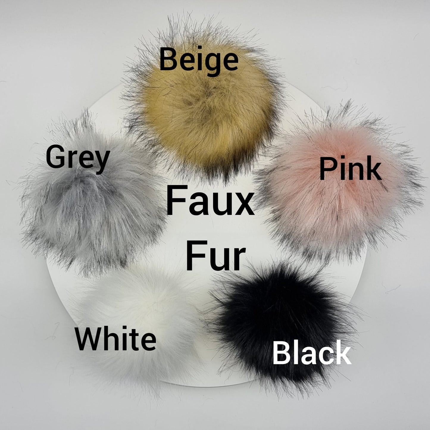 Bonnet à pompon en fausse fourrure de cachemire, bonnet d'hiver double couche en cachemire pour femme, cadeau pour elle