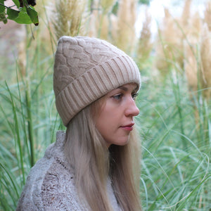 Women's winter cashmere hat, Women cashmere knit beanie, Gift for her