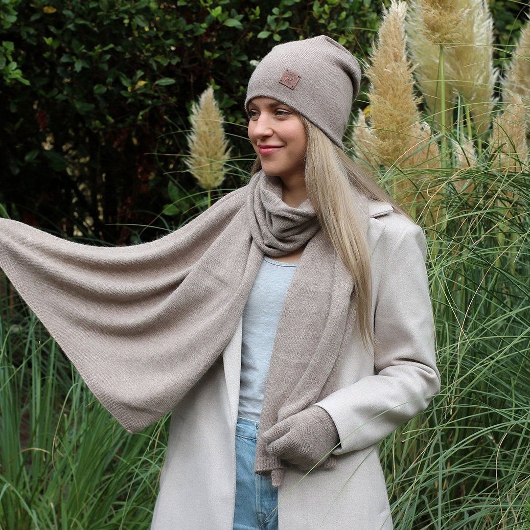 Cashmere scarf, Wide and long women's, men's cashmere scarf, Gift for her, Gift for him