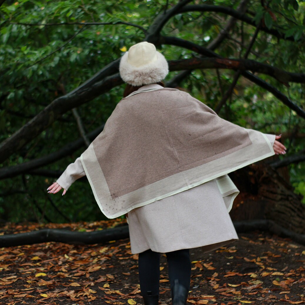 Écharpe, cape et châle luxueux en cachemire pour femme – Cadeau élégant, polyvalent et parfait pour elle