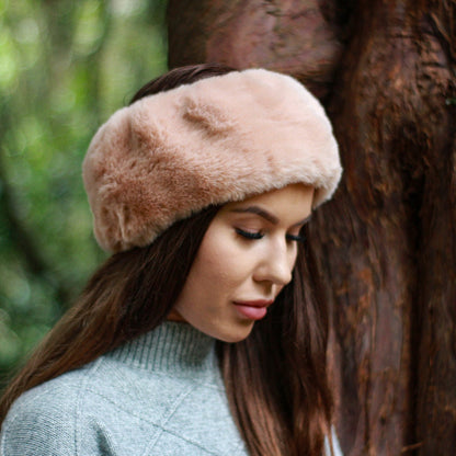 Women's and girls winter headband, Soft lined windproof headband