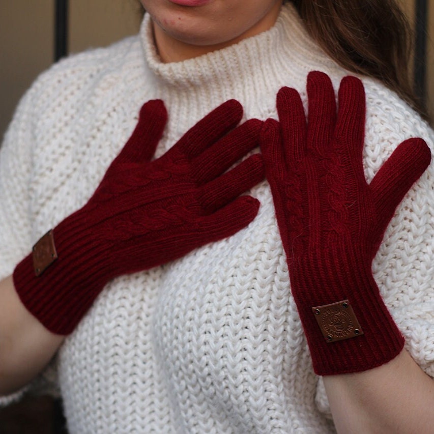 Gants en cachemire luxueux pour femmes – Doux, élégants et chauds en plusieurs couleurs | Cadeau parfait pour elle