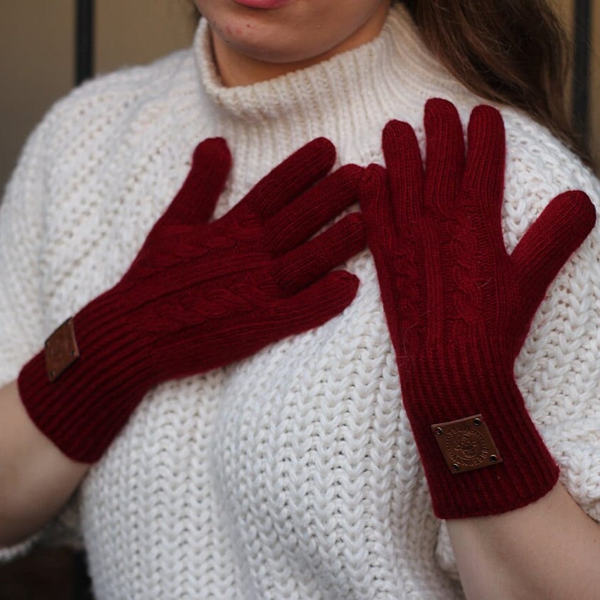 Cashmere gloves for women, soft stylish and warm women's cashmere gloves in many color