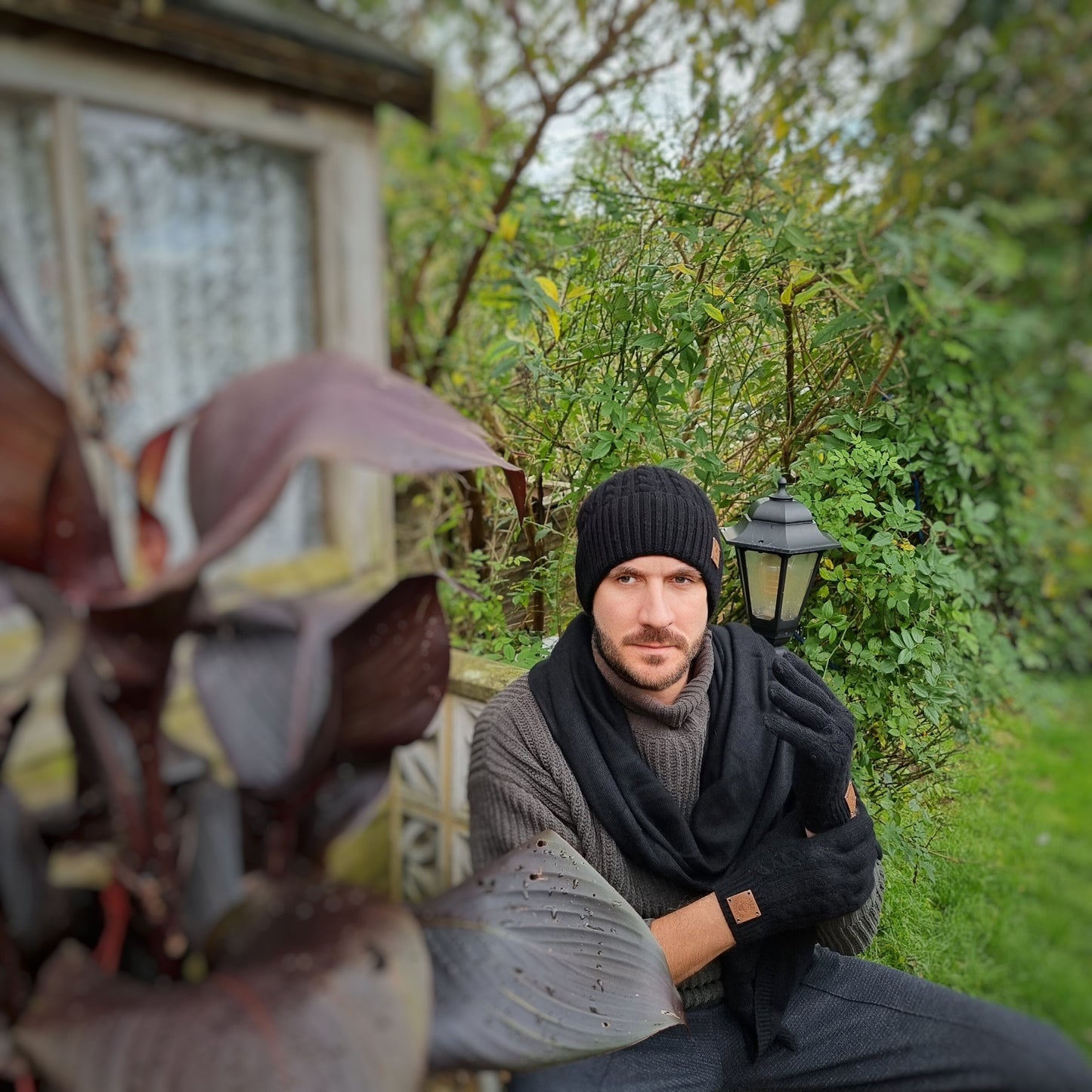 Cashmere scarf, Wide and long men's, women's cashmere scarf, Gift for him, Gift for her