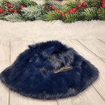 Faux fur women winter bucket hat, Windproof lined and warm hat, Gift for her