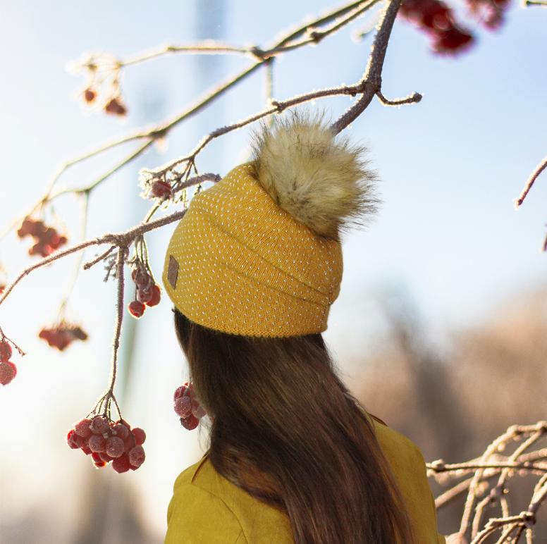 Bonnet en cachemire pour femme, chapeau en cachemire pour femme, bonnet à pompon en fausse fourrure de cachemire pour l'hiver chaud, cadeau pour elle