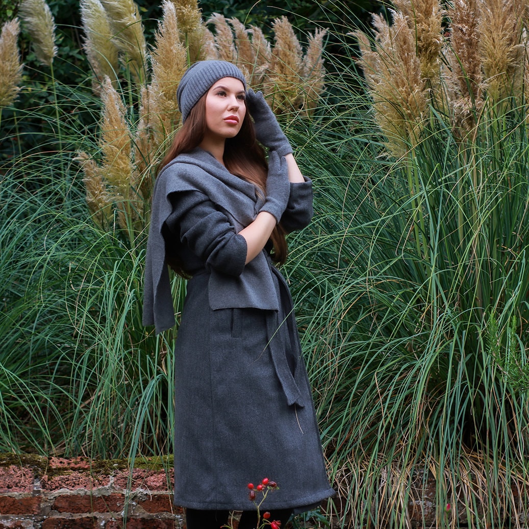 Ensemble cachemire femme : bonnet, gants, écharpe, bonnet cachemire, ensemble cachemire femme hiver chaud et doux, cadeau pour elle