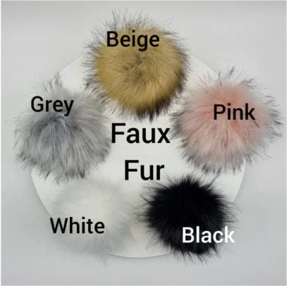 Cashmere faux fur pom pom women winter hat, Warm women beanie, Gift for her