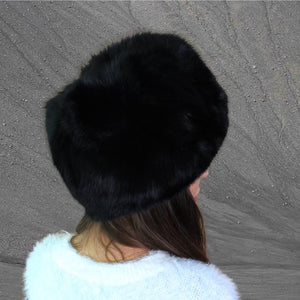 Natural Fox Fur Women's Hat: Windproof and Warm with Lining – Perfect Gift for Her