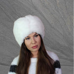 Natural Fox Fur Women's Hat: Windproof and Warm with Lining – Perfect Gift for Her