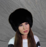 Natural Fox Fur Women's Hat: Windproof and Warm with Lining – Perfect Gift for Her