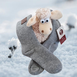 Damen Woll-Wintersocken, Kaschmir-Damensocken, warme und weiche Winter-Damensocken, Geschenk für Sie