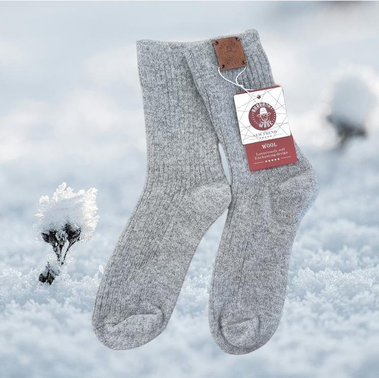 Damen Woll-Wintersocken, Kaschmir-Damensocken, warme und weiche Winter-Damensocken, Geschenk für Sie