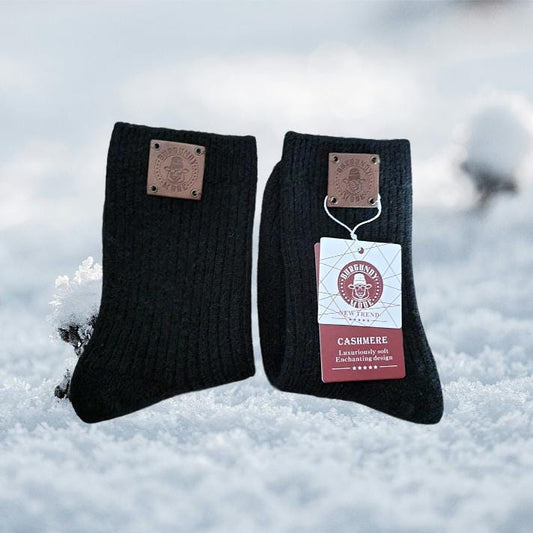 Chaussettes homme en cachemire, Chaussettes en laine, Chaussettes homme d'hiver chaudes et douces, Cadeau pour lui