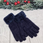 Luxuriously Warm Angora Wool Gloves – Thick, Lined Winter Essentials for Women