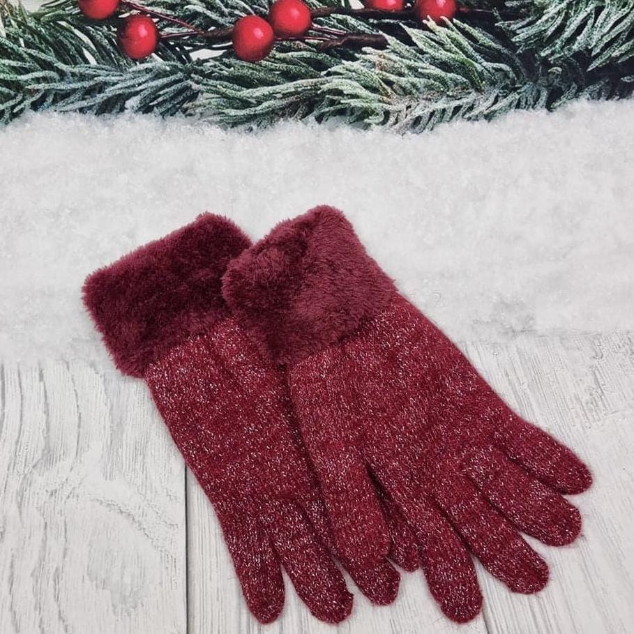 Luxuriously Warm Angora Wool Gloves – Thick, Lined Winter Essentials for Women