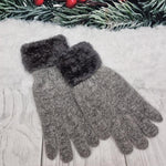 Gants en laine angora luxueusement chauds – Des essentiels d’hiver épais et doublés pour les femmes