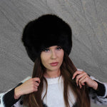 Natural Fox Fur Women's Hat: Windproof and Warm with Lining – Perfect Gift for Her