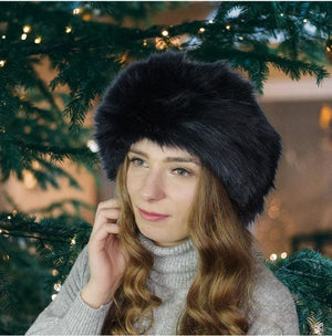 Faux Fur Lined Headband – Stylish and Cozy Gift for Her