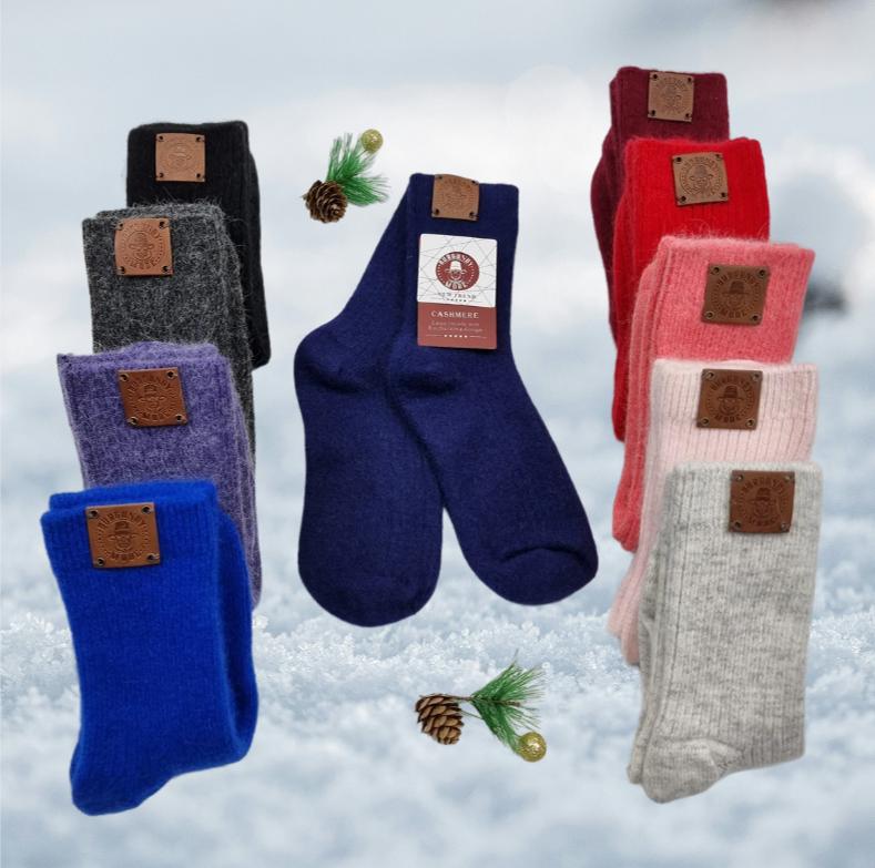 Kaschmir Damensocken, Wollsocken, Warme und weiche Wintersocken für Damen, Geschenk für Sie