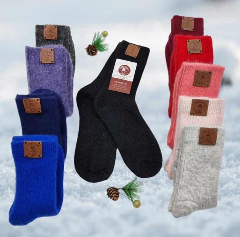 Kaschmir Damensocken, Wollsocken, Warme und weiche Wintersocken für Damen, Geschenk für Sie