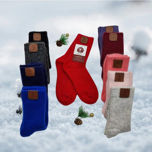 Kaschmir Damensocken, Wollsocken, Warme und weiche Wintersocken für Damen, Geschenk für Sie