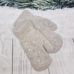 Mitaines et gants en laine angora luxueusement chauds – Essentiels d'hiver épais et doublés pour femmes, cadeau pour elle