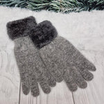 Luxuriously Warm Angora Wool Gloves – Thick, Lined Winter Essentials for Women