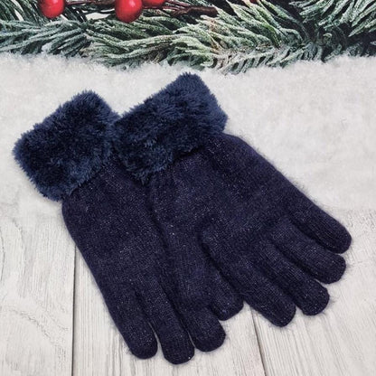Gants en laine angora luxueusement chauds – Épais et doublés, essentiels d’hiver pour femme, cadeau pour elle