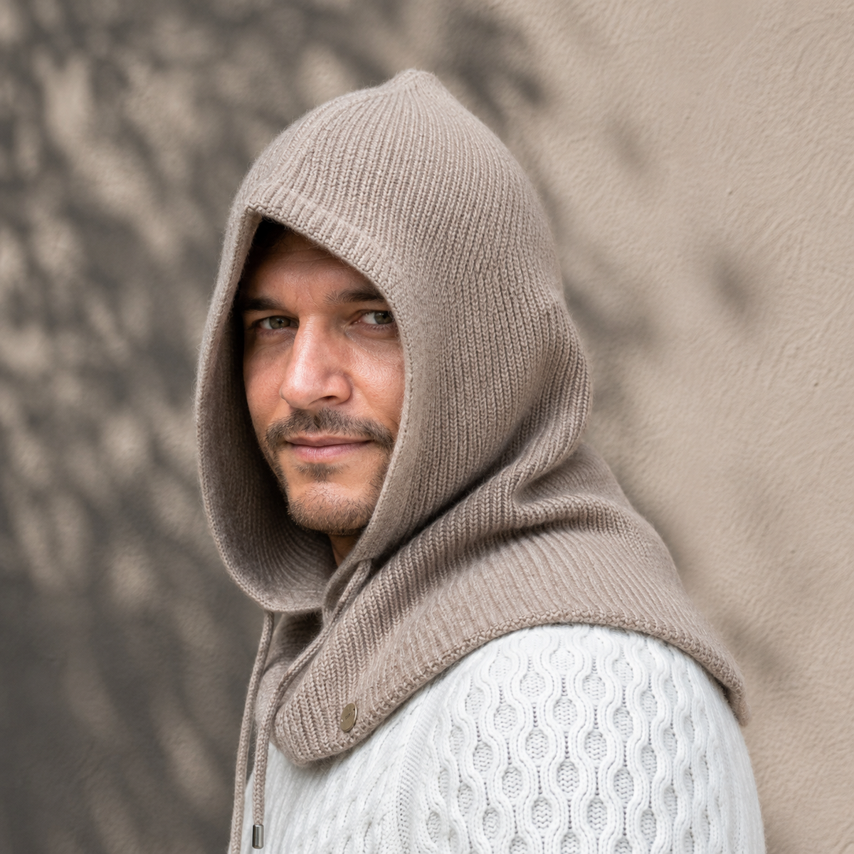 Cashmere Hooded Balaclava – Winter Hood Hat