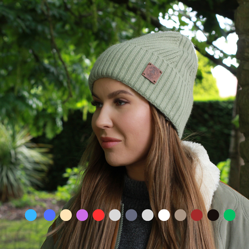 Bonnet tricoté doublé de soie et de cachemire : bonnet coupe-vent unisexe pour l'hiver, idéal pour les cheveux épais, bouclés et sans frisottis