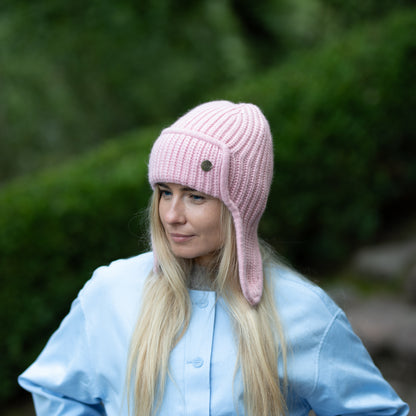 pink-cashmere-hat-winter-beanie