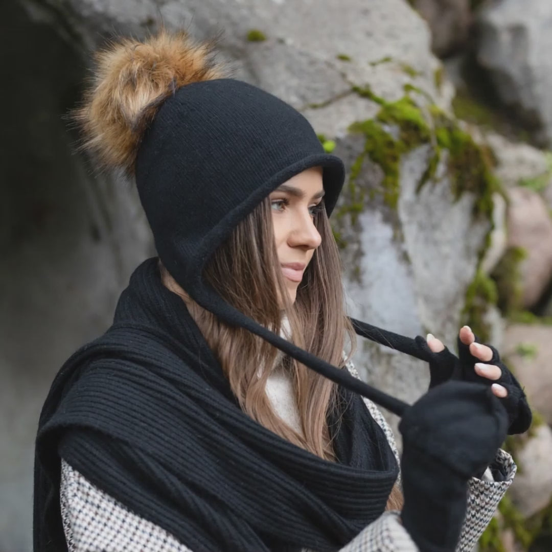 Women’s Cashmere Winter Hat 