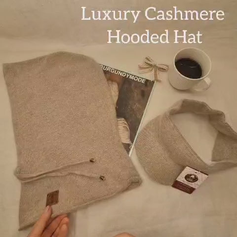 Cashmere Balaclava – Women’s Winter Hood Hat
