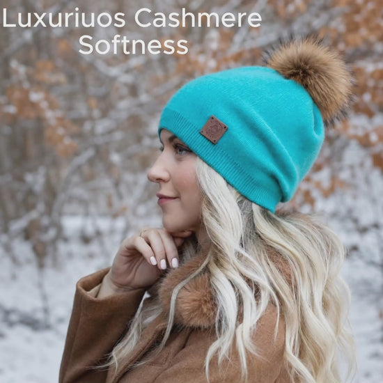 Double Layer Cashmere Hat 