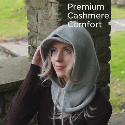 Cashmere Balaclava – Women’s Winter Hood Hat