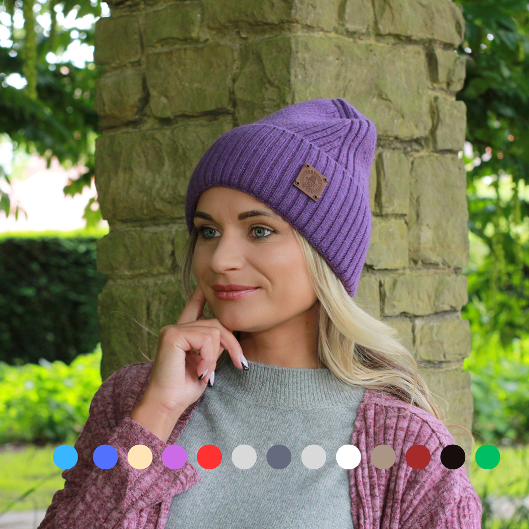 Bonnet tricoté doublé de soie et de cachemire : bonnet coupe-vent unisexe pour l'hiver, idéal pour les cheveux épais, bouclés et sans frisottis