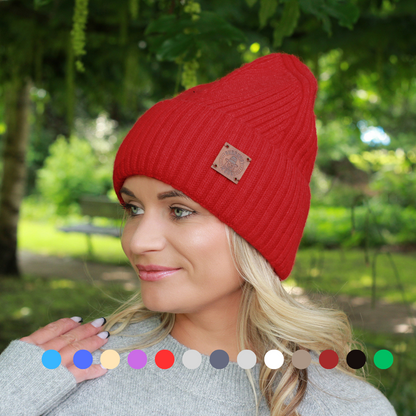 Mit Kaschmir und Seide gefütterte Strickmütze: Winddichte Wintermütze für Damen und Herren, ideal für dickes, lockiges und krauses Haar