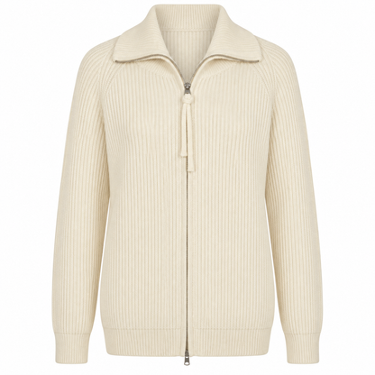 white Women’s 100% Pure Cashmere Sweater – Thick Knit, Extended Sizes