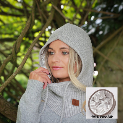 Kaschmir Winter warme Balaclava, Damen Winter Kaschmir Kapuze, Geschenk für Sie