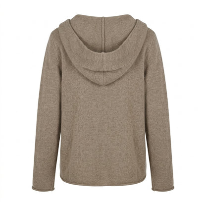 Women’s 100% Pure Cashmere Hooded Sweater – Soft & Luxurious Knit