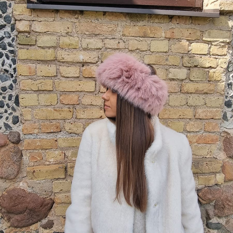 Faux Fur Headband – Wool Lined