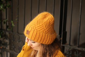 Cashmere wholesale hats, cashmere winter women beanie wholesale - BURGUNDY MODE